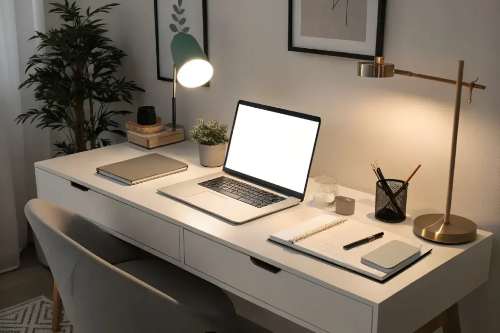 Home Office em Espaços Pequenos: 15 Ideias Práticas para Espaços de Até 5m² 4 Organização e Armazenamento Inteligente